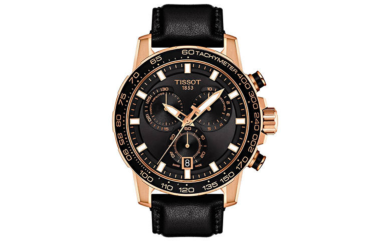 TISSOT Daring Collection Quartz Movement Men's Watches Watch 45.5mm Black Dial