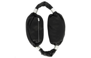 1017 ALYX 9SM Zip Closure Leather Shoulder Bag Unisex Black