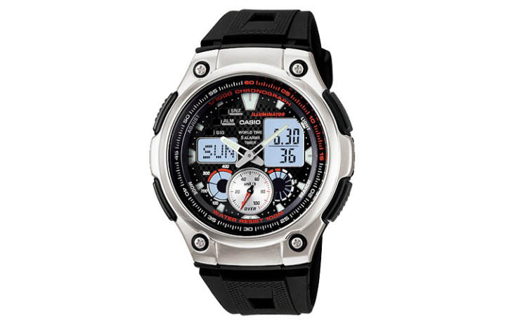 CASIO CASIO STANDARD Quartz Movement Resin Strap Watch Men's Watches Black Dial