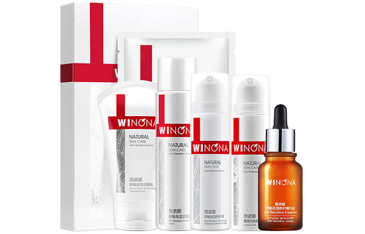 Winona Allergy Relief Repairing Skincare Sets Soothing Tightening Hydrating Refreshing Antioxidant Cleaning