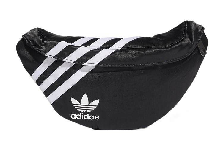 Adidas Originals Nylon Sling Bag, Fanny Pack Regular Unisex Black