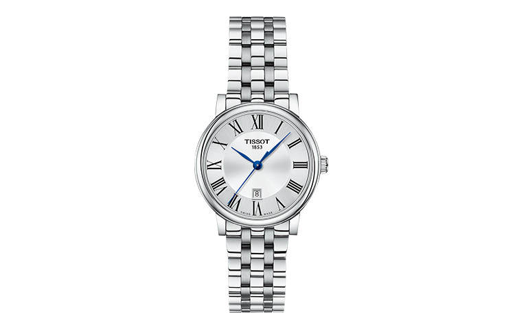 TISSOT Kason Zen I Collection Quartz Movement Women's Watch 30mm Silver Dial Stainless Steel Case