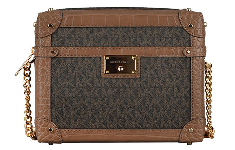 MICHAEL KORS Luggage Collection Classic Crossbody Bag, Shoulder Bag Women's Acorn Brown