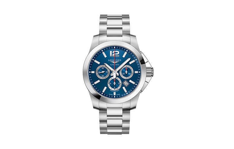 LONGINES Comcast Collection Automatic Mechanical Movement 300m Waterproof Men's Watches Watch 44mm Blue Dial