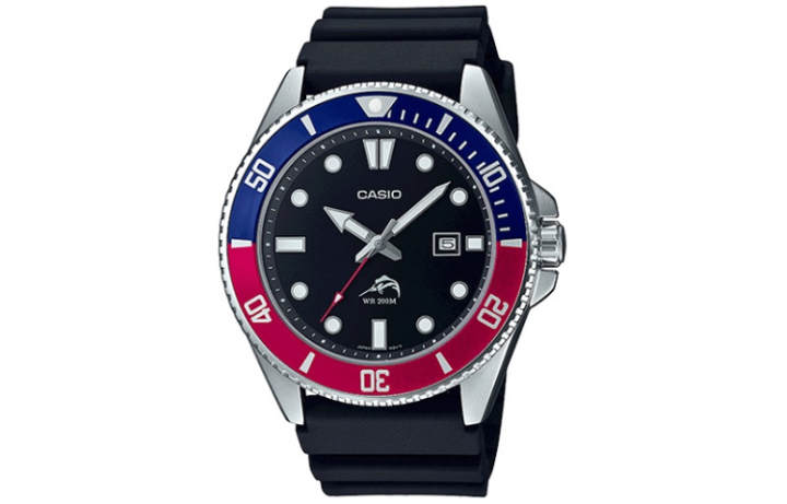 CASIO CASIO Men VINTAGE Series Black Watch MDV106B-1A2V