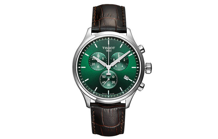 TISSOT Speedy Collection Quartz Movement Men's Watches Watch 45mm Green Dial Stainless Steel Case