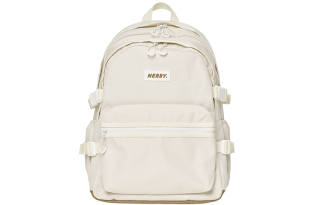 Nerdy Fabric Travel Bag Backpack Regular Unisex Cream