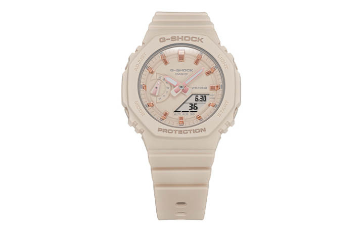 CASIO CASIO Women's Liquid Crystal/Analog Dual Display Series Pink Watch