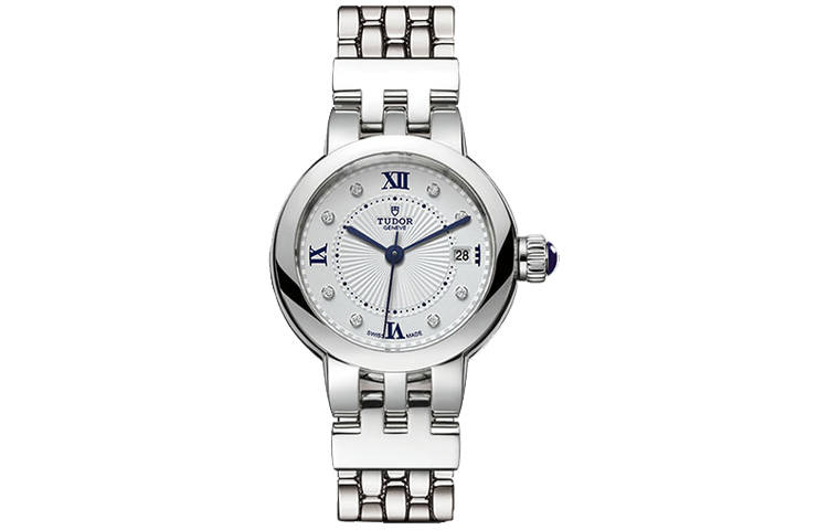 TUDOR Rose Collection Automatic Mechanical Movement 100m Waterproof Women's Watch 26mm White Dial