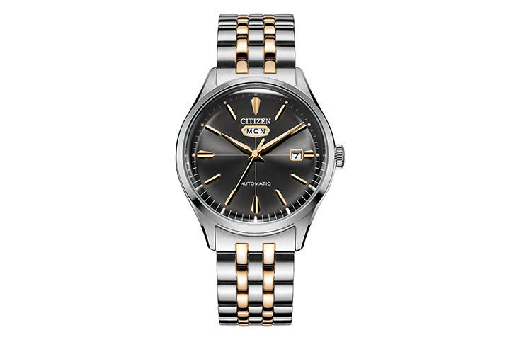 CITIZEN Mechanical Movement Stainless Steel Strap Watch 40mm Men's Watches Black Dial NH8394 70HB