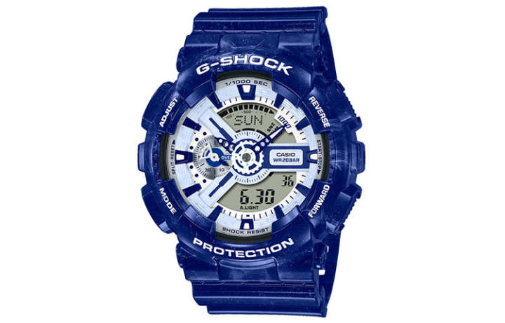 CASIO CASIO Men Liquid Crystal/Analog Dual Display Series Blue Watch