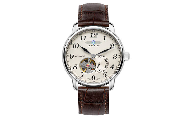 ZEPPELIN Piaget Collection Automatic Mechanical Movement Men's Watches Watch Silver Dial Stainless Steel Case