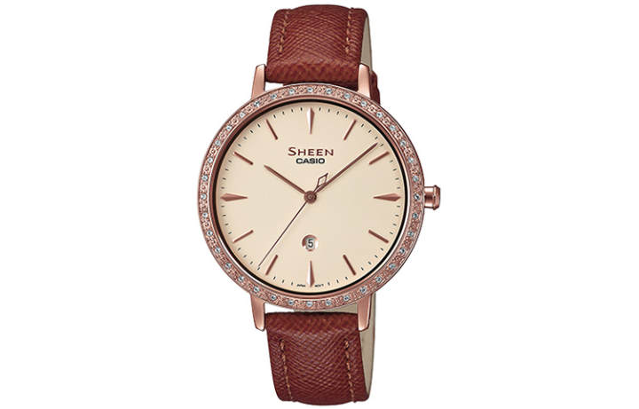 CASIO CASIO Women's SHEEN White Watch SHE-4535YGL-9A