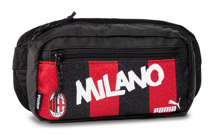 PUMA Fabric Fanny Pack Unisex Black Red