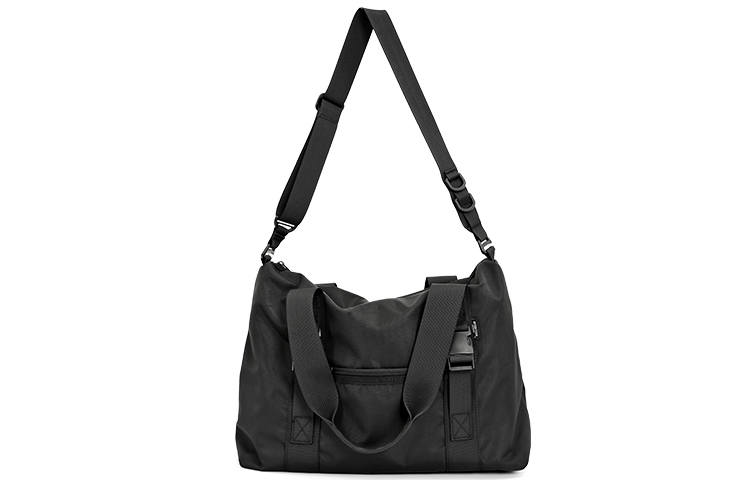 MYEDITION 30L Travel Bag, Handbag, Shoulder Bag, Outdoor Bag Nylon Fabric Black Unisex
