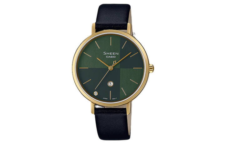 CASIO CASIO Women's SHEEN Green Watch SHE-4547GL-3A