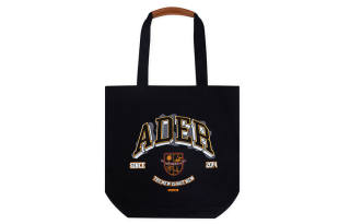 ADER ERROR Letter Pattern Cotton Handbag Regular Unisex Black