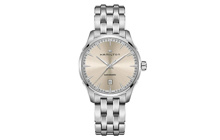 HAMILTON Jazz Series Automatic Mechanical Movement 50m Waterproof Men's Watches Watch 40mm Beige Watch Dial