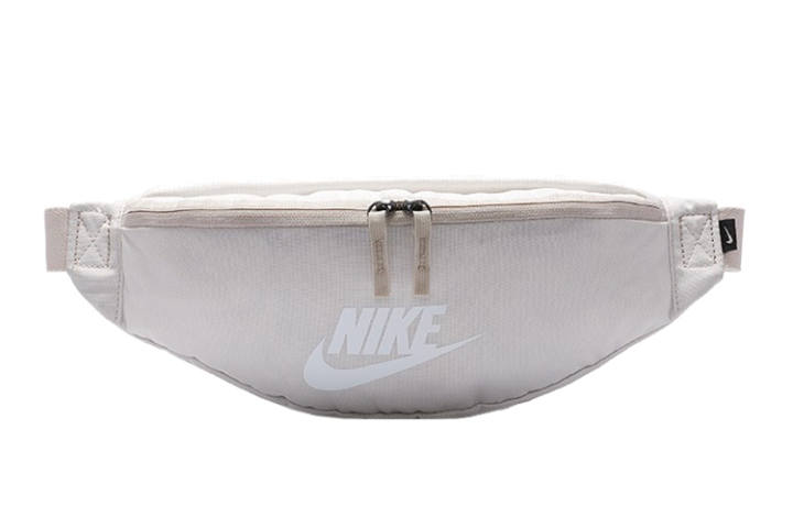 Nike Nike Polyester One Shoulder Crossbody Sling Bag, Fanny Pack Regular Unisex Gray White