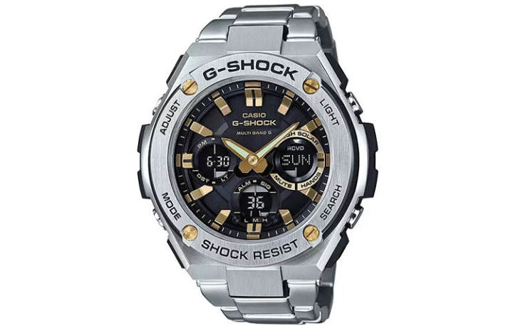 CASIO CASIO Men G-STEEL Series Black Watch GST-W110D-1A9