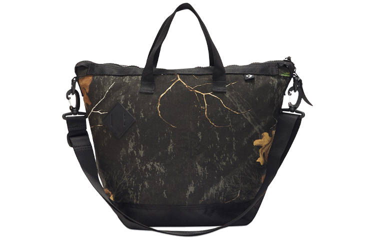 Converse Converse Polyester Tote Bag, Shopping Bag, Handbag Regular Unisex Camouflage