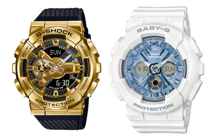 CASIO CASIO Unisex Pair Table Series Gold Watch