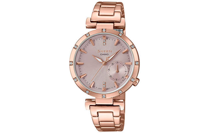 CASIO CASIO Women's SHEEN Gold Watch SHE-4051PG-4A