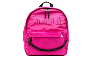 MSGM Zip Closure Backpack Kids' Fuchsia