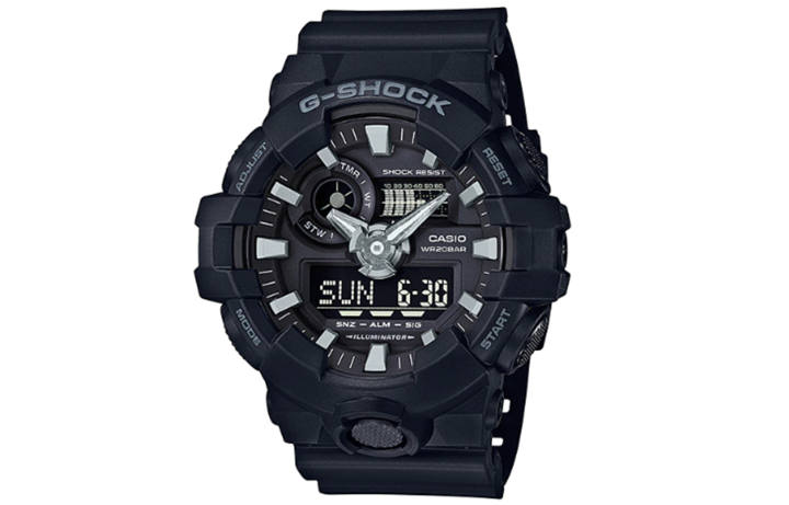 CASIO CASIO Men Liquid Crystal/Analog Dual Display Series Black Watch