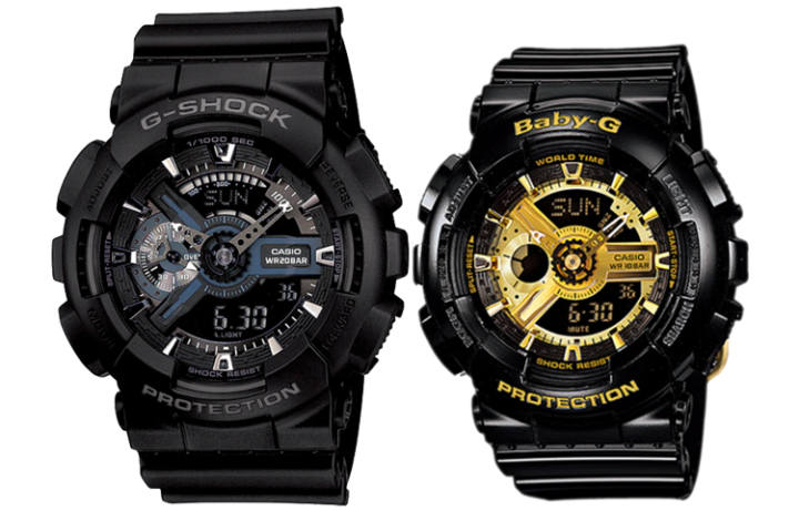 CASIO CASIO Unisex Pair Table Series Black Watch