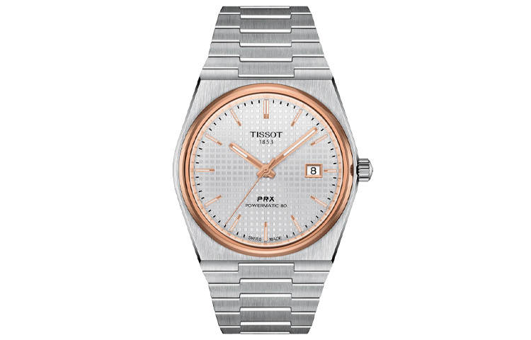 TISSOT PRX Automatic Mechanical Movement Men's Watches Watch 39.5mm*40mm Silver Dial