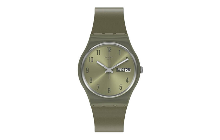 SWATCH Unisex Gent Series 34mm Green Watch GG712