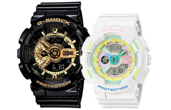 CASIO CASIO Unisex Pair Table Series Black Watch