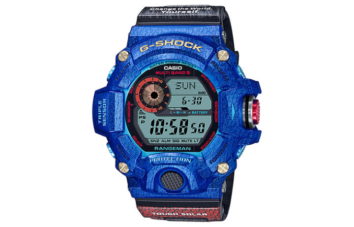 CASIO CASIO G SHOCK G SHOCK Quartz Movement Carbon Fiber Strap Watch Men's Watches Blue Dial