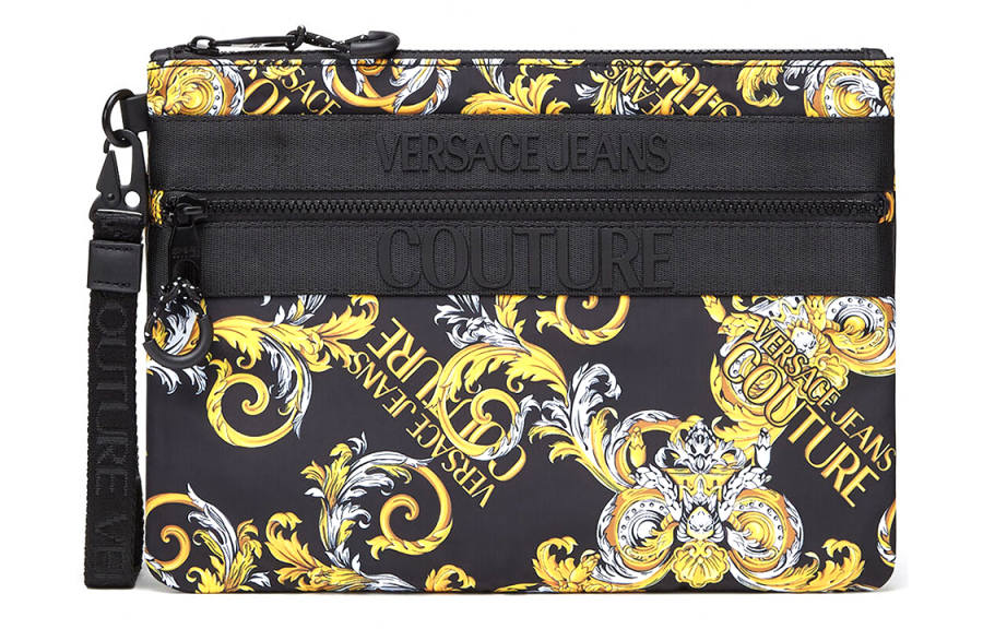 VERSACE JEANS COUTURE Polyester Clutch Regular Women's Black