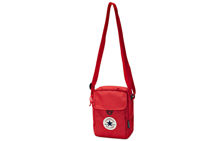 Converse Converse Polyester Shoulder Bag, Crossbody Bag Regular Unisex Red