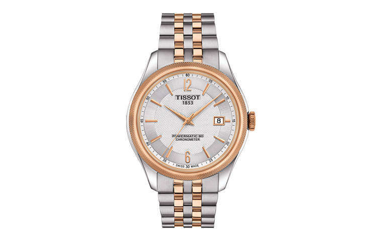 TISSOT Halo Collection Automatic Mechanical Movement 50m Waterproof Men's Watches Watch 39mm Silver Dial