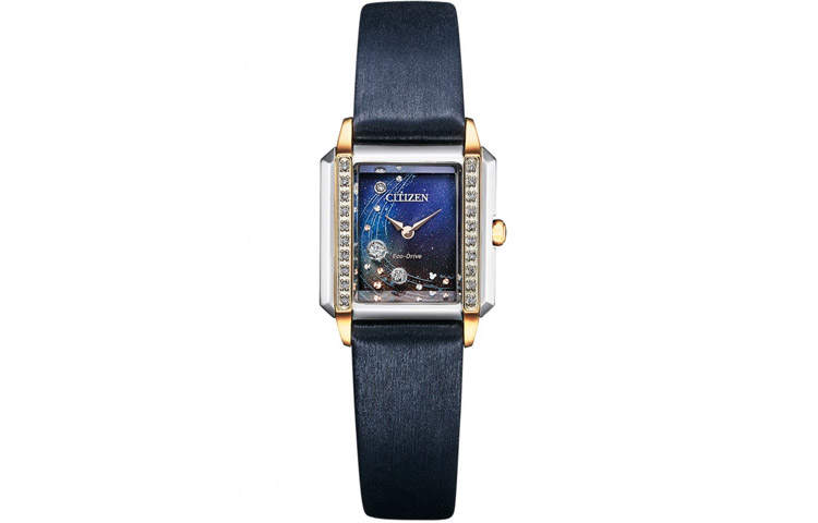CITIZEN Ecology Drive Collection Light Powered Quartz Movement Leather Strap Watch Women's Watch
