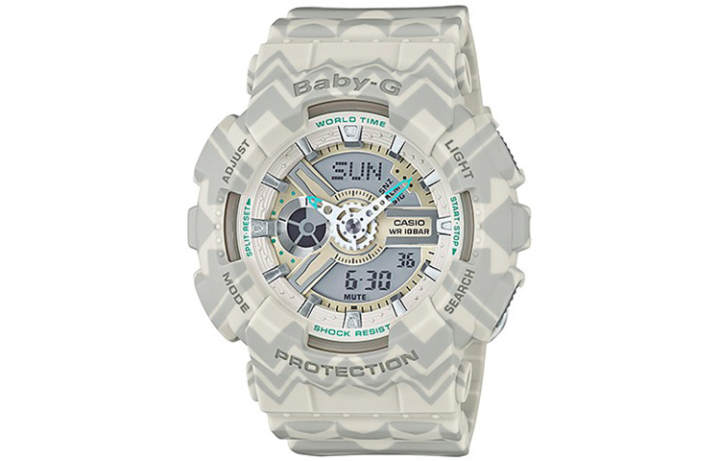 CASIO CASIO Women's BABY-G White Watch BA-110TP-8A