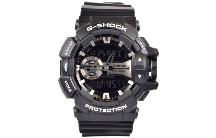 CASIO CASIO Men Liquid Crystal/Analog Dual Display Series Black Watch GA-400GB-1A