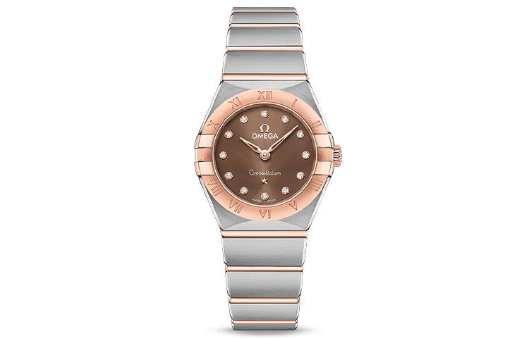 OMEGA Constellation Collection Zodiac Watch Quartz Movement 30m Waterproof Women's Watch 25mm