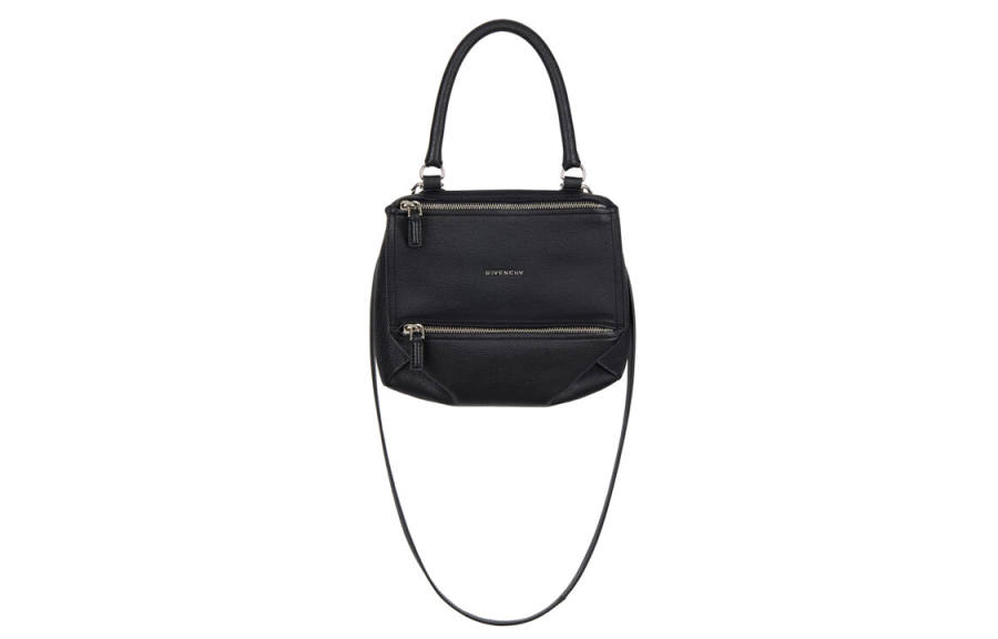 Givenchy Pandora Grain Leather Shoulder Bag, Crossbody Bag, Handbag Small Women's Black