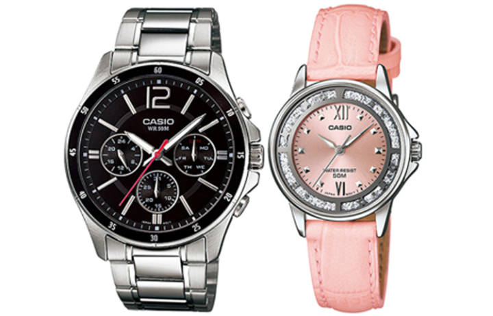 CASIO CASIO Unisex Pair Table Series Black Watch