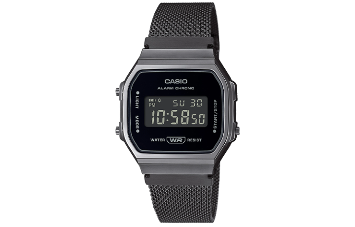CASIO CASIO Unisex VINTAGE Series Black Watch A168WEMB-1B