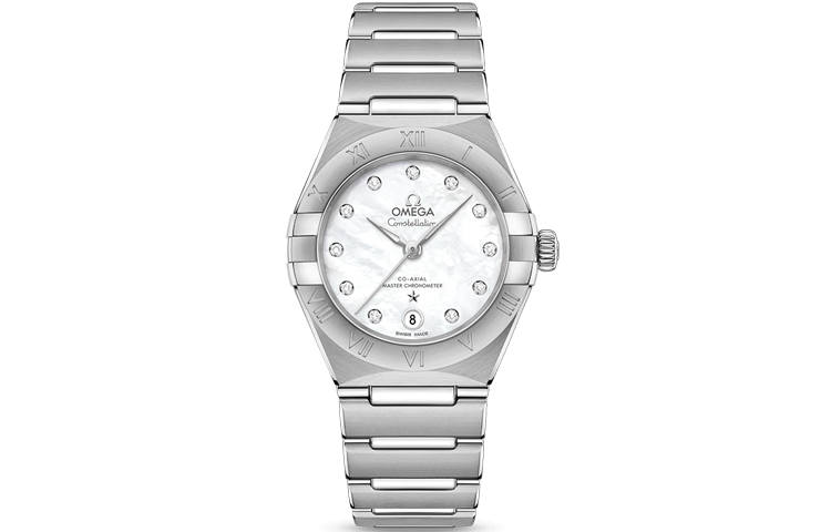 OMEGA Constellation Collection Zodiac Watch Mechanical Movement Women's Watch 29mm White Dial