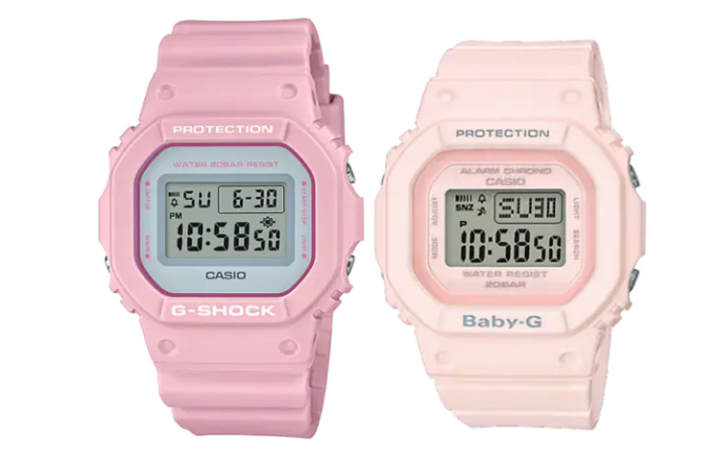 CASIO CASIO Unisex Pair Table Series Pink Watch