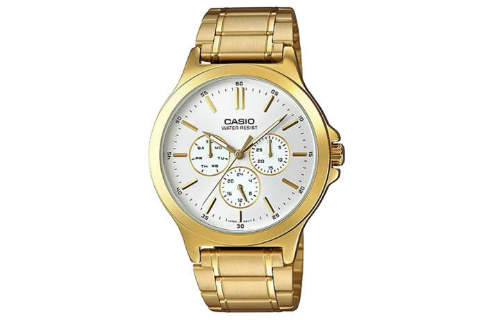 CASIO CASIO Men Standard Series 47mm White Watch MTP-V300G-7A