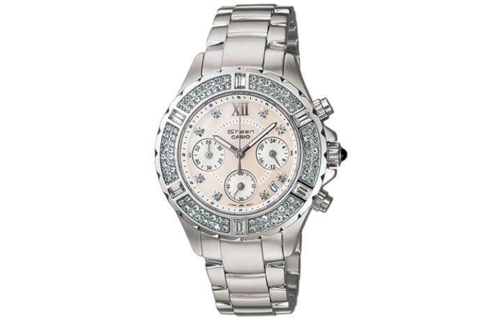 CASIO CASIO Women's SHEEN 35mm Gold Watch SHN-5503D-7A