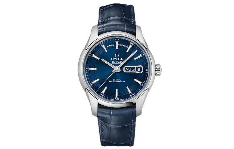 OMEGA HOUR VISION Automatic Mechanical Movement Men's Watches Watch 41mm Blue Dial Stainless Steel Case