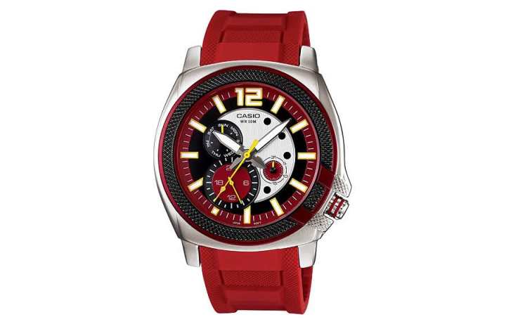 CASIO CASIO Men Standard Series 42mm Red Watch MTP-1316B-4A2